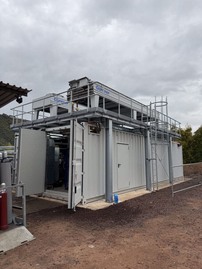 Projekt Hünten: Zwischenstand CO₂-Kälteanlage | KB KälteBeratung