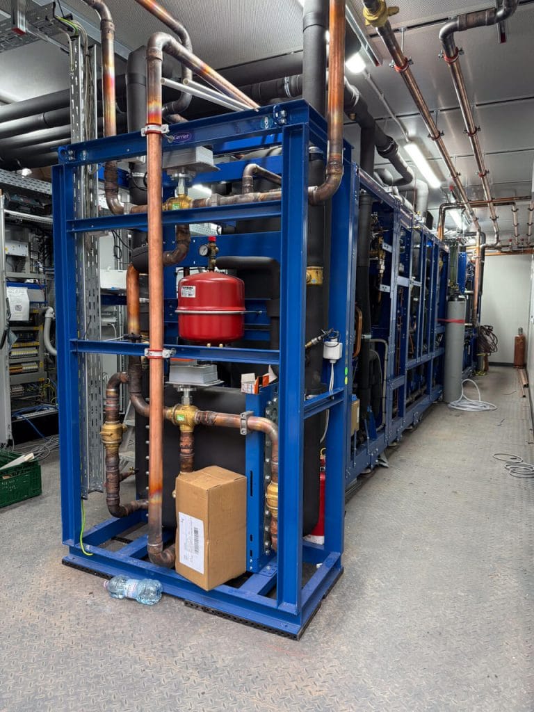 Projekt Hünten: Zwischenstand CO₂-Kälteanlage | KB KälteBeratung