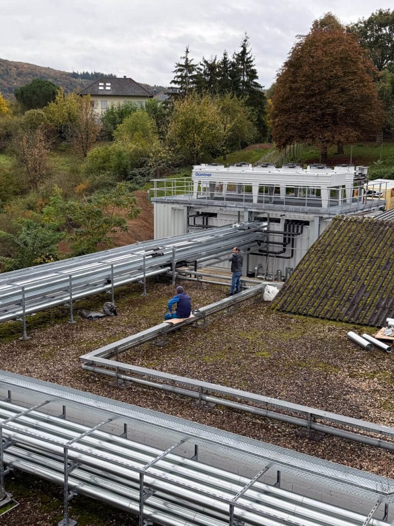 Projekt Hünten: Zwischenstand CO₂-Kälteanlage | KB KälteBeratung